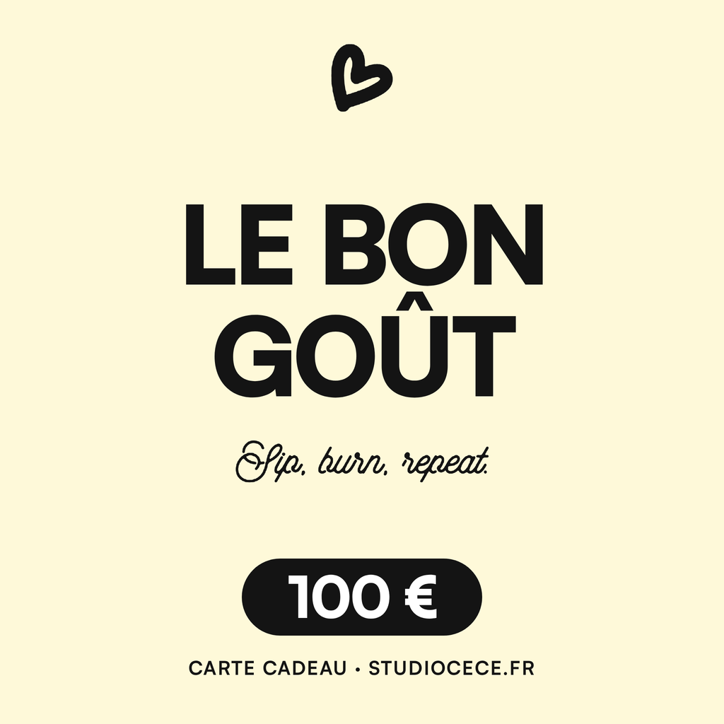 Carte cadeau d'un montant de 100€ - Studio Cece