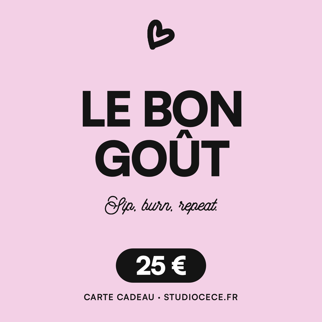 Le Bon Goût — Carte cadeau Studio Cece